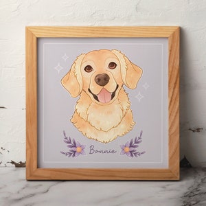 Custom Pet Portrait, Dog Illustration, Digital Portrait, birthday gift, Dog Lover Gift, Cat Portrait, Dog Portrait, Dog Mom, Cat Drawing