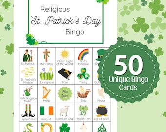 Religious St. Patrick's Day Bingo Game: Christian Activity (PDF)
