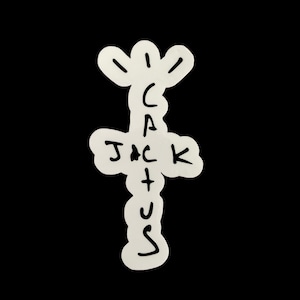 Cactus Jack Logo Sticker | Travis Scott Sticker | Jackboys | Glossy Vinyl Decal Sticker | Waterproof Sticker
