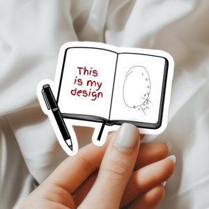 Will Graham &#39;This is My Design&#39; kloksticker | Sticker tv-show Hannibal, Hannigram-merchandise, sticker Hannibal Lecter, Hannibal-klokcadeau