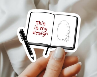 Will Graham &#39;This is My Design&#39; Clock Sticker | Hannibal TV Show Sticker, Hannigram Merch, Hannibal Lecter Sticker, Hannibal Clock Gift