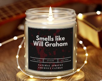 Smells like Will Graham Candle | Hannibal NBC Merch, Hannibal Show Candle, Hannibal Lecter Gift, 9 oz Candle Hannigram