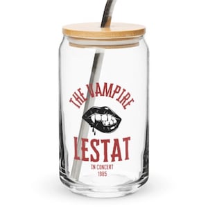 The Vampire Lestat iced coffee glass, vampire coffee, cup | Interview with the Vampire tumblr