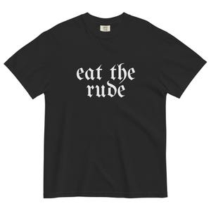 Eat the Rude Hannibal Shirt | Hannibal Lecter Shirt, Hannibal Quote, Hannigram, Will Graham Shirt