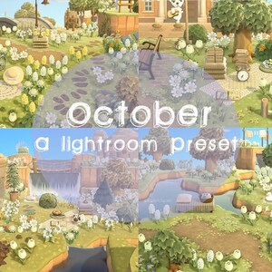 October Preset, ACNH Preset, Lightroom Preset