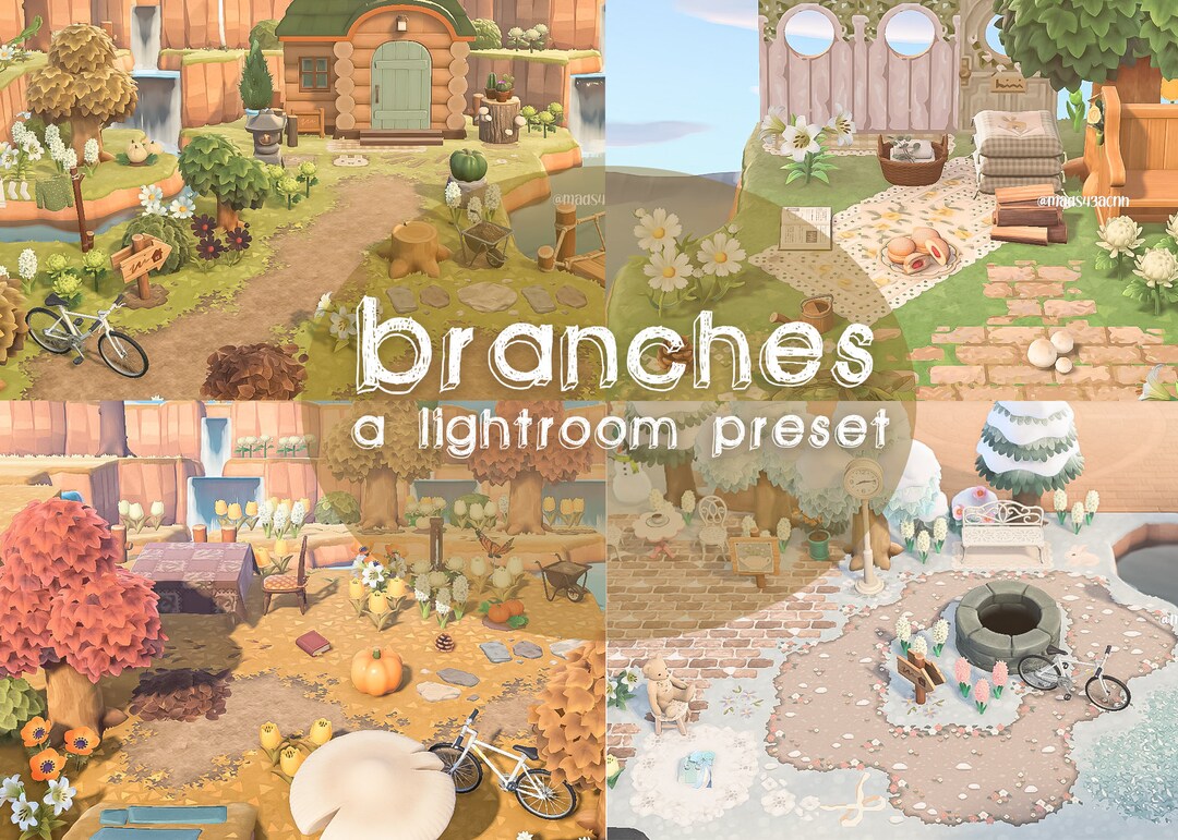 Branches Preset, ACNH Preset, Lightroom Preset Etsy