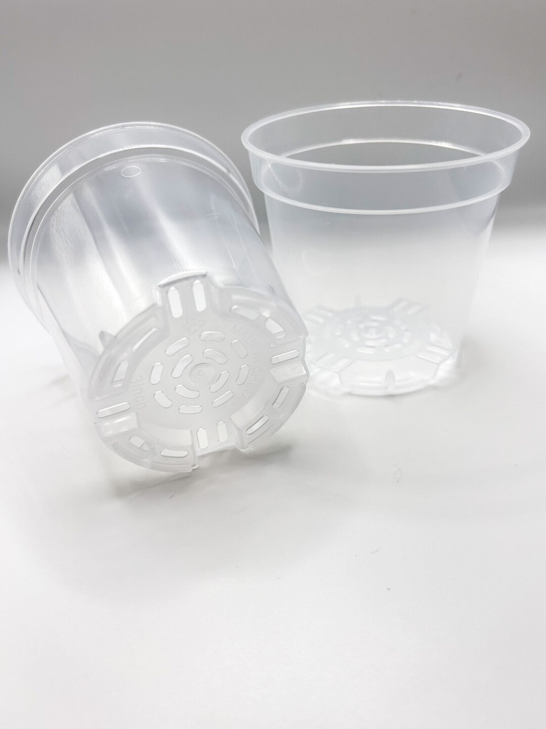 Clear Plastic Plant Pot 3 Inch Etsy