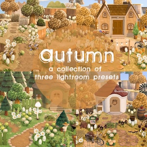 Autumn: A collection of lightroom presets, ACNH preset, Lightroom Preset