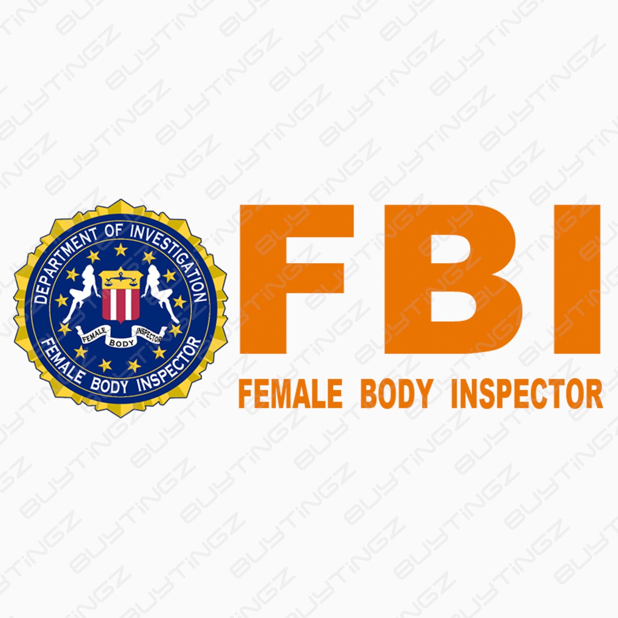 FBI Weiblicher Body Prüfer Lustige Wort Spruch Witz Kunst Etsy.de