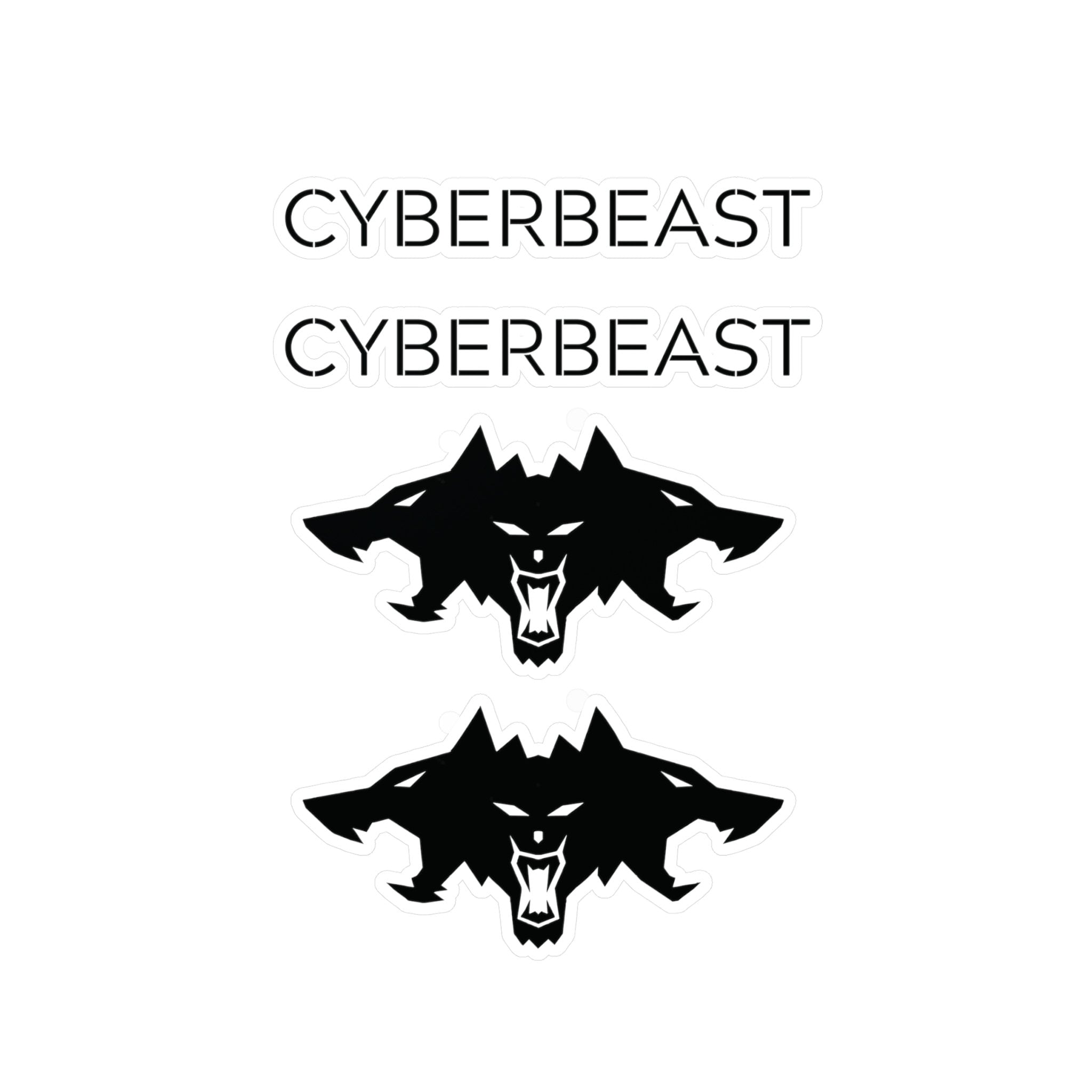 Cybertruck Beast Mode CYBERBEAST Kisscut Vinyl Decals, Cool Tesla