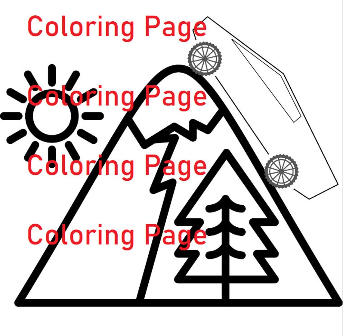 Printable DIY Tesla Cybertruck Coloring Pages for Kids Tesla - Etsy