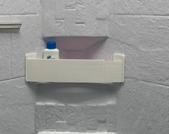 RV Camper Travel Trailer Shower Corner Storage Extra Tall Bar for