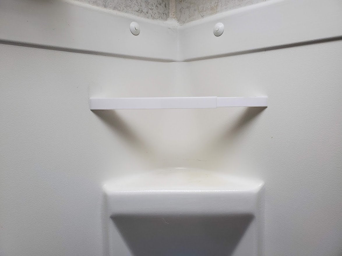 RV Camper Travel Trailer Shower Corner Storage Bar Etsy