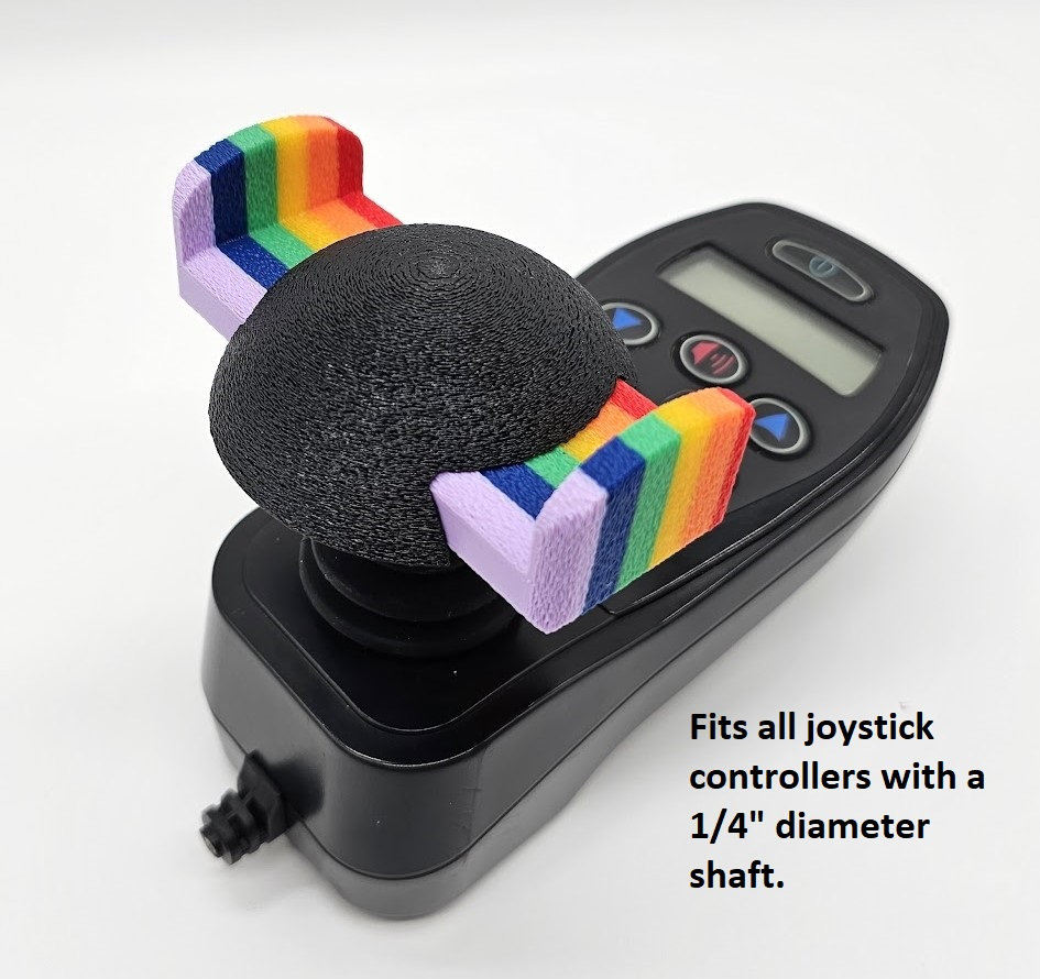 Power Wheelchair Dual Purpose Soft Touch Goal Post Joystick Knob