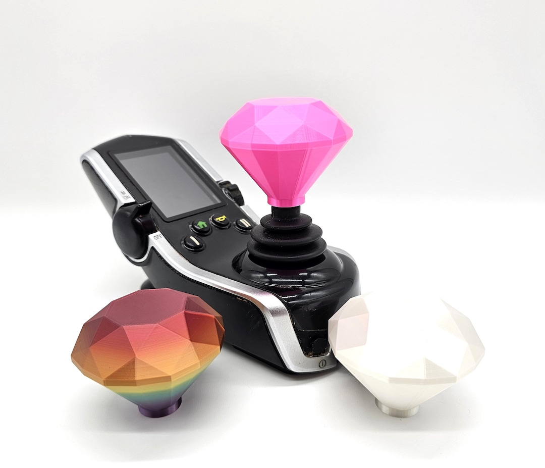 Power Wheelchair Accessory Diamond Replacement Upgraded Joystick Knob ...