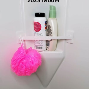 2023 Model RV Camper Travel Trailer Bathroom Stick On Shower Corner Storage Bar