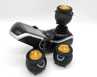 St. Patrick's Day Pot  Of Gold Leprechaun Power Wheelchair Joystick Knob Topper Replacement Upgrade Accessory Gift