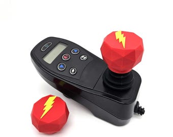 Power Wheelchair Accessory Lightning Bolt Joystick Controller Knob