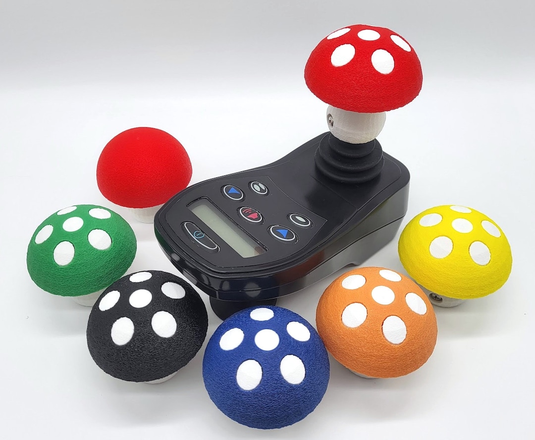 Wheelchair Powerchair Fly Agaric Mushroom Joystick Knob Etsy
