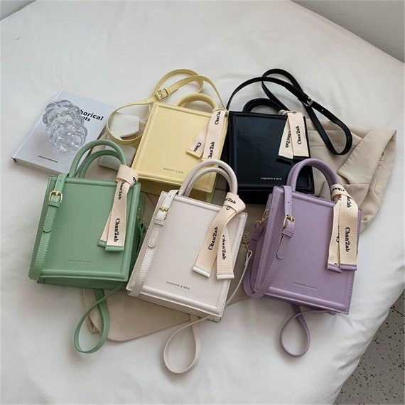 BA Casual Square Pastel Crossbody Cell Phone Bag Hard Cover/ - Etsy