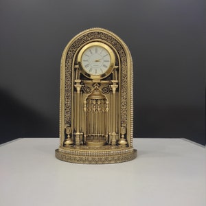 Mihrab of the clock Trinket, With Ayatul Kursi Embroidered , Islamic Home Decoration, Islamic Gift, Gift for Muslim