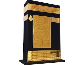 The Noble Qur’an, elegant packaging in the shape of the Kaaba, clear font easy to read, Islamic gift