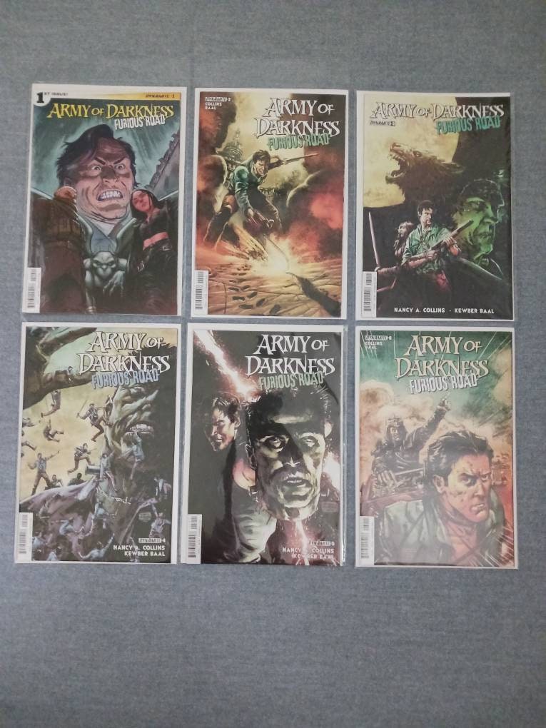 Army of Darkness Furious Road Comic Books 16 Complete Etsy