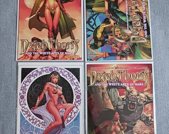 Dejah Thoris i białe małpy z Marsa, komiksy nr 1-4, seria kompletna