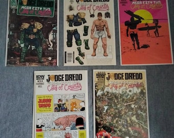 Sędzia Dredd, Mega-City Two: City Of Courts, komiksy nr 1-5, seria kompletna