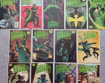 The Green Hornet: Rok pierwszy, komiksy nr 1-12 plus specjalny nr 1, kompletna seria limitowana