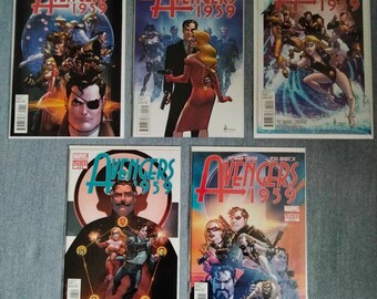 アベンジャーズ 1959、コミックブック #1-5、完全限定シリーズ