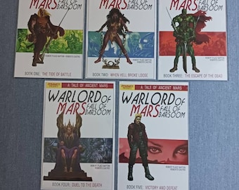 火星のウォーロード: バルスームの陥落、コミックブック #1-5、完全シリーズ