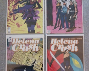 Helena Crash, komiksy nr 1-4, seria kompletna