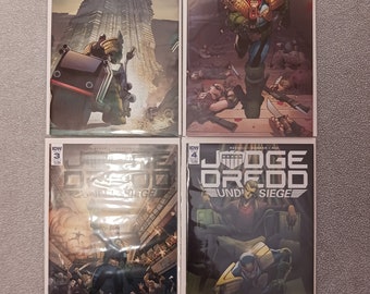Judge Dredd: Under Siege, komiksy #1-4, seria kompletna