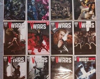 V-Wars, komiksy nr 1-11, kompletna seria plus jednorazowy V-Wars: God Of Death