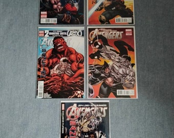 Avengers: X-Sanction, komiksy nr 1-4, kompletna seria, plus ekskluzywna książka z przekładkami