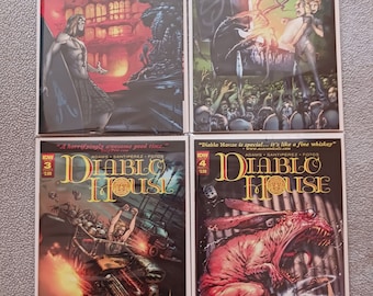 Diablo House, komiksy #1-4, kompletna antologia horrorów