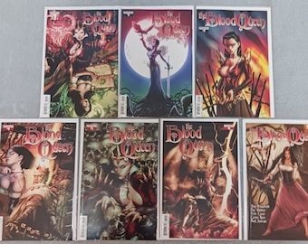 The Blood Queen, komiksy nr 1-6, kompletna seria limitowana, plus rocznik 2014