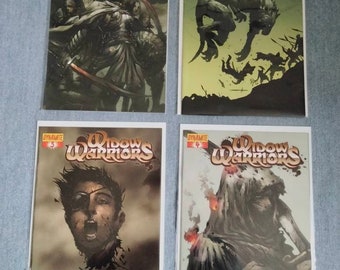 ウィドウ・ウォリアーズ、コミックブック #1-4、完全シリーズ
