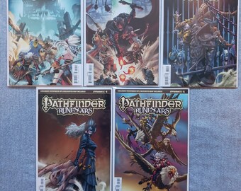 Pathfinder: Runescars, komiksy #1-5, seria kompletna