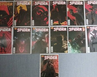 Pająk, komiksy nr 1-18 plus rocznik 2013, kompletna seria
