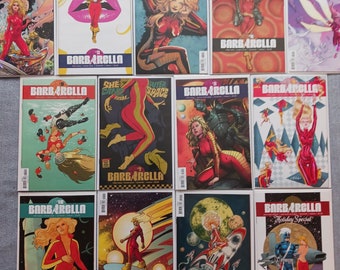 Barbarella (Band 1), Comic-Bücher #1-12 Plus Urlaub Spezial One-Shot, Komplette Serie