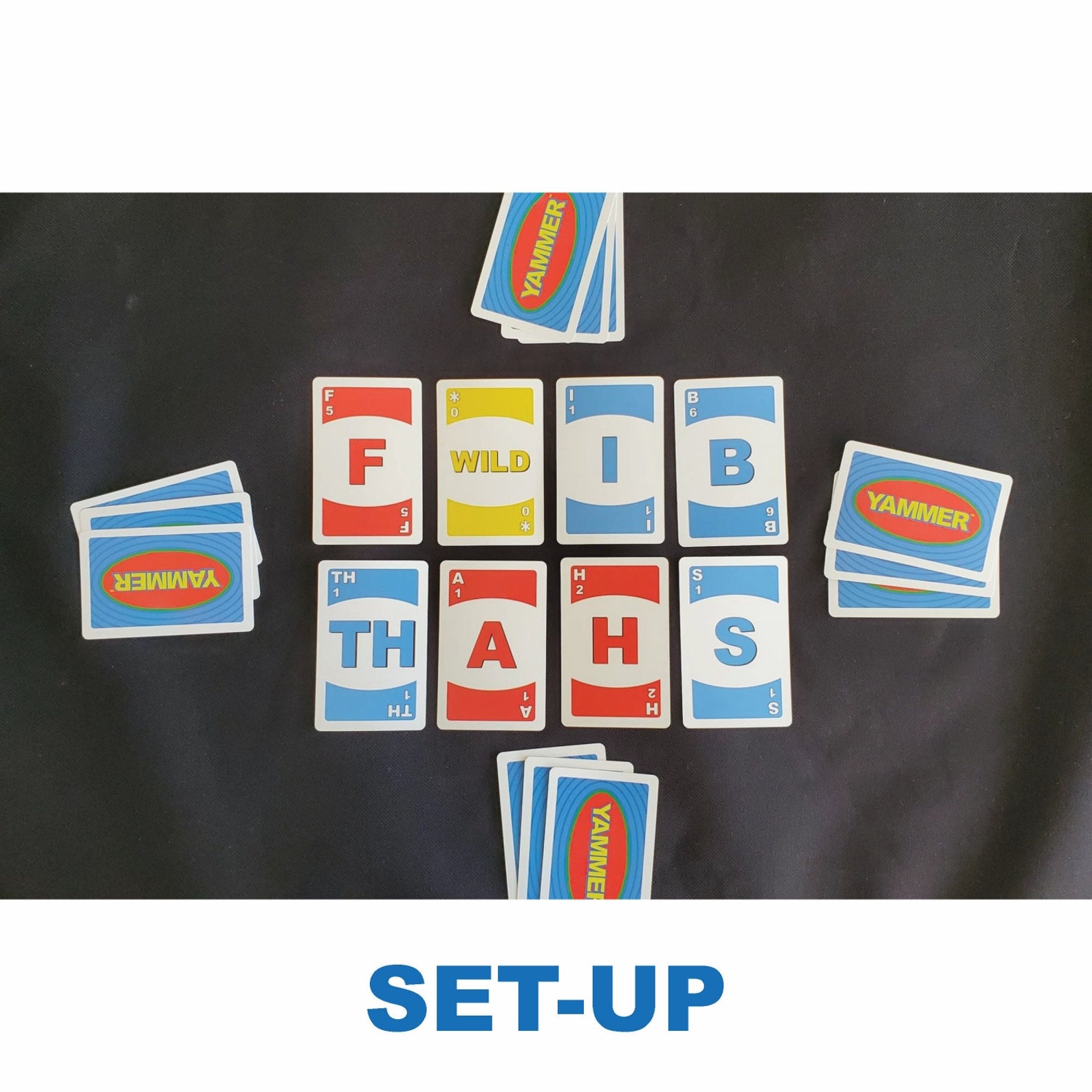 Yammer Card Game, Fun Word Card Game for Kids, Adults and Family Game