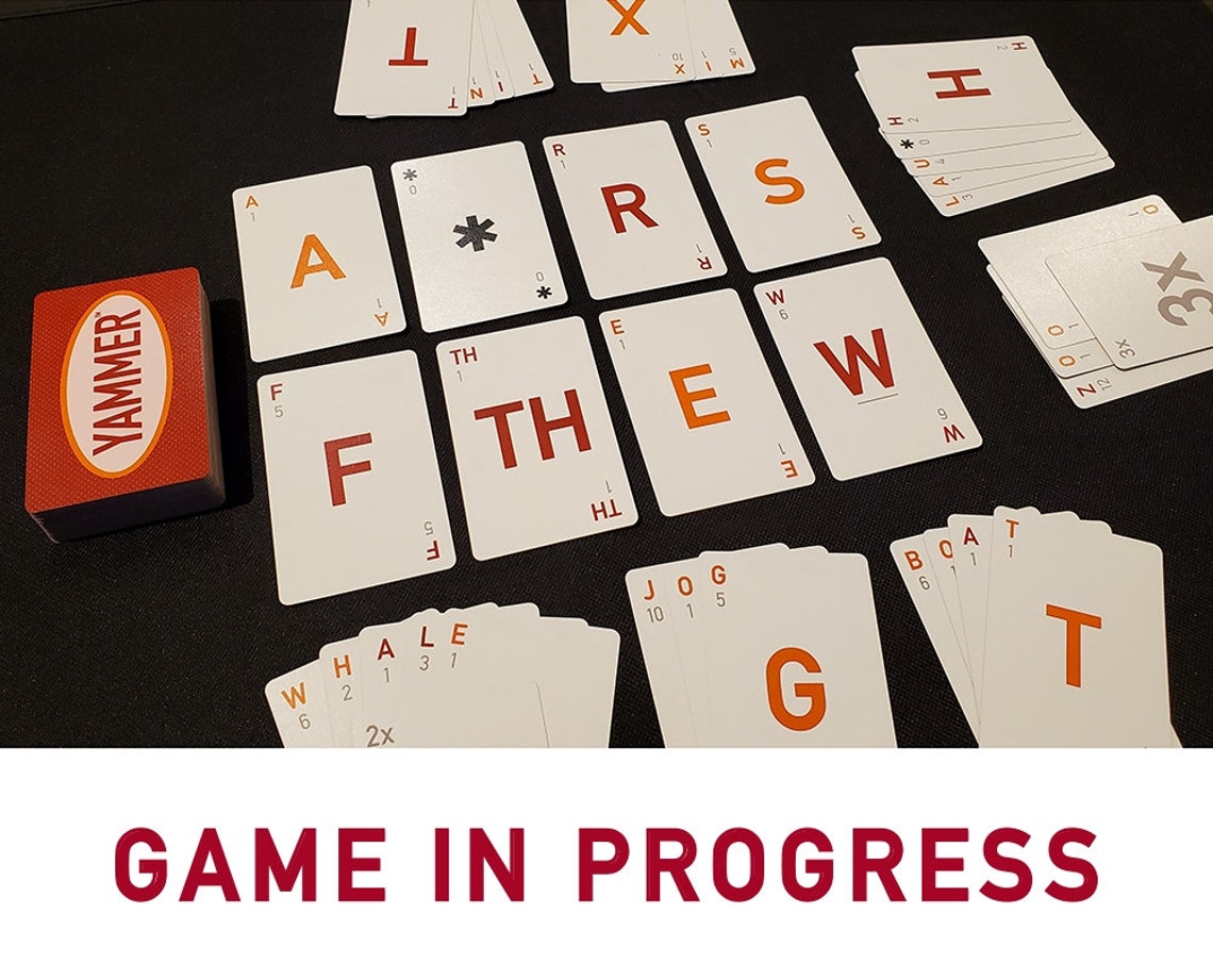 Yammer Card Game Fun Word Card Game for Kids Adults and Etsy