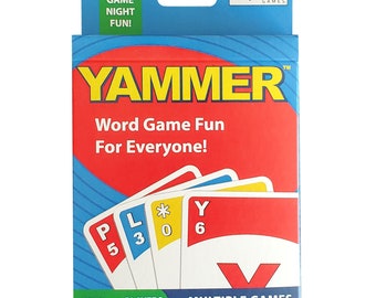 Yammer Card Game, Fun Word Card Game for Kids, Adults and Family Game Night, 1-6 Players, Ages 8+