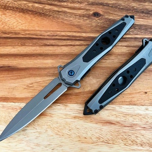 8.75” Tactical G10 Italian Milano Stiletto Beehive Spring Assisted Open Folding Pocket Knife
