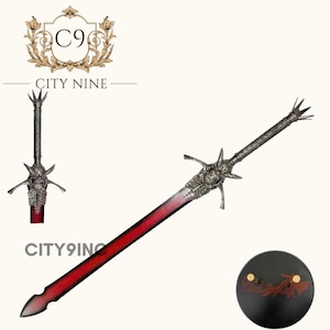 Devil May Cry 5 Rebellion Sword: Dante Cosplay Replica, Full Metal (Uncut)