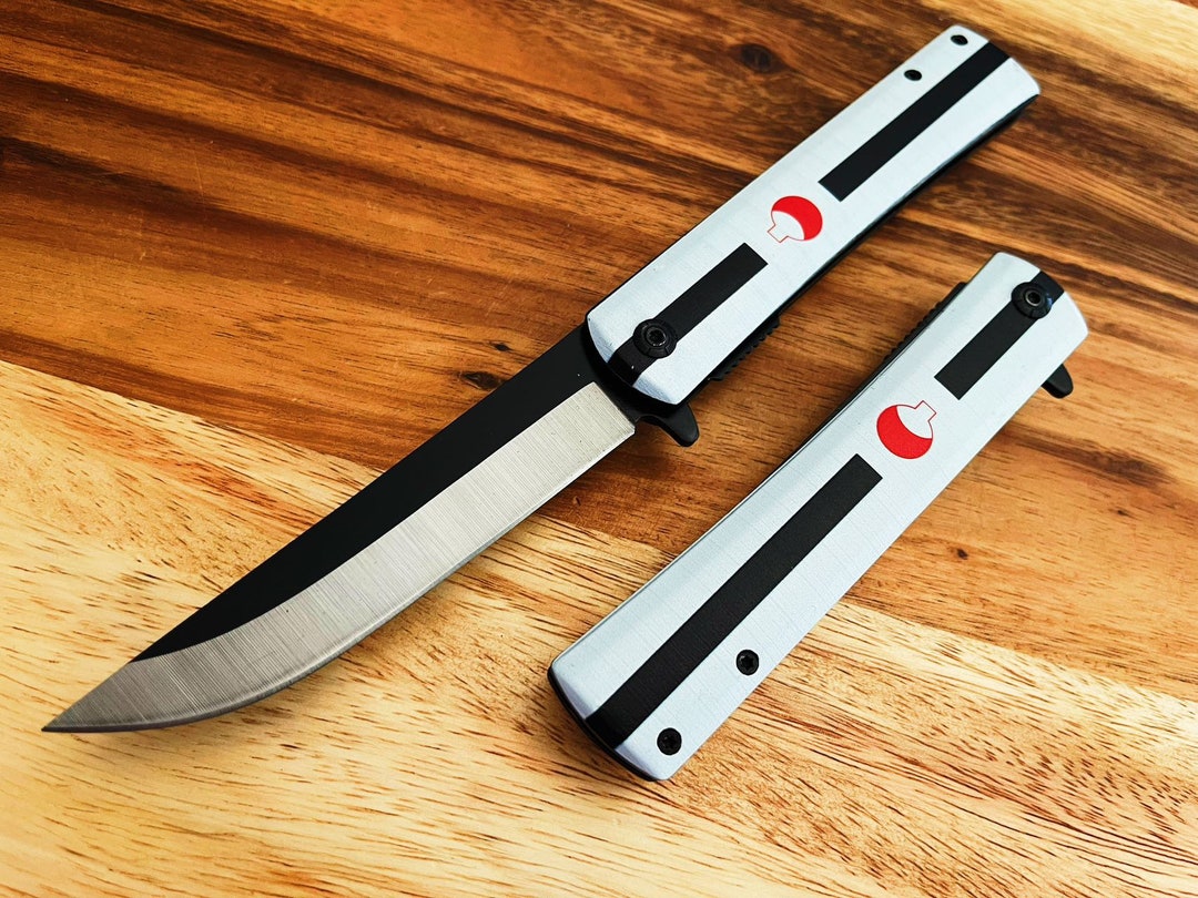 9 Grass Cutter Sword Spring Assisted Open Blade EDC Folding Cool Pocket