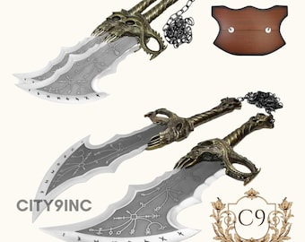 Kratos Chaos Blades: Real Metal Replica Swords - War Game Collection
