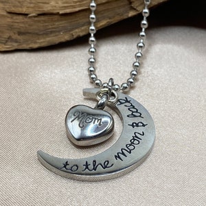 Cremation Jewelry | Silver Crescent Moon Ash Pendant | Memorial Necklace for Loss of Mother | Mom Ash Holder Locket | Keepsake Jewelry Gift